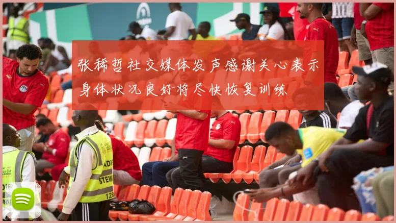 张稀哲社交媒体发声感谢关心表示身体状况良好将尽快恢复训练