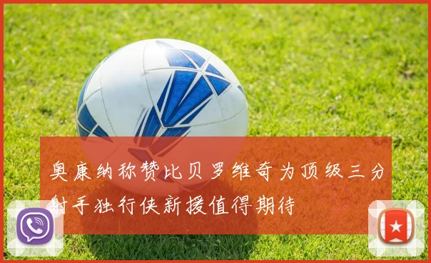 奥康纳称赞比贝罗维奇为顶级三分射手独行侠新援值得期待